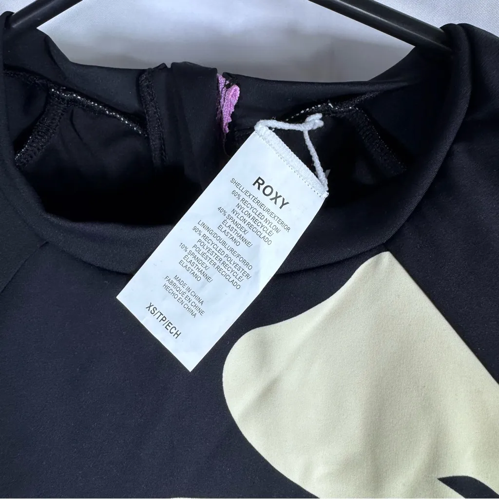 NWT Roxy Women’s Long Sleeve Surf Suit Rash Guard Swimsuit UPF 50+ XS - Image 6