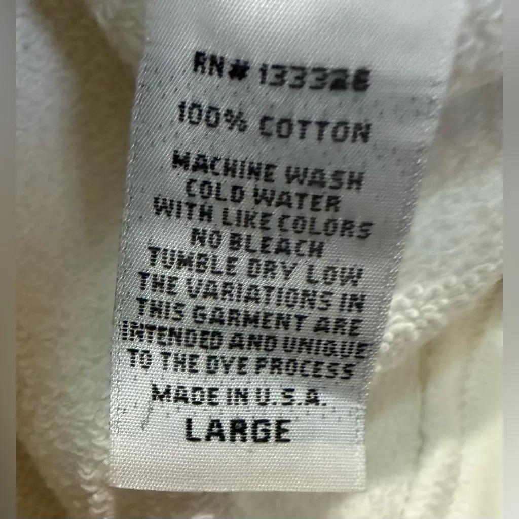 Rare FP x Original Retro Brand New York City NYC 1982 Crewneck Sweatshirt Large White - Image 8