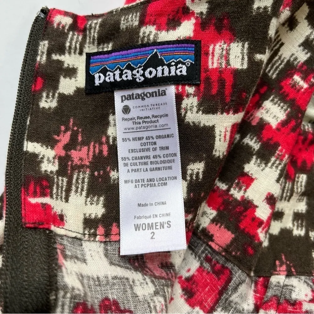 Patagonia Summertime Dress Odalisque Silt Hemp Organic Cotton
Blend - Image 2