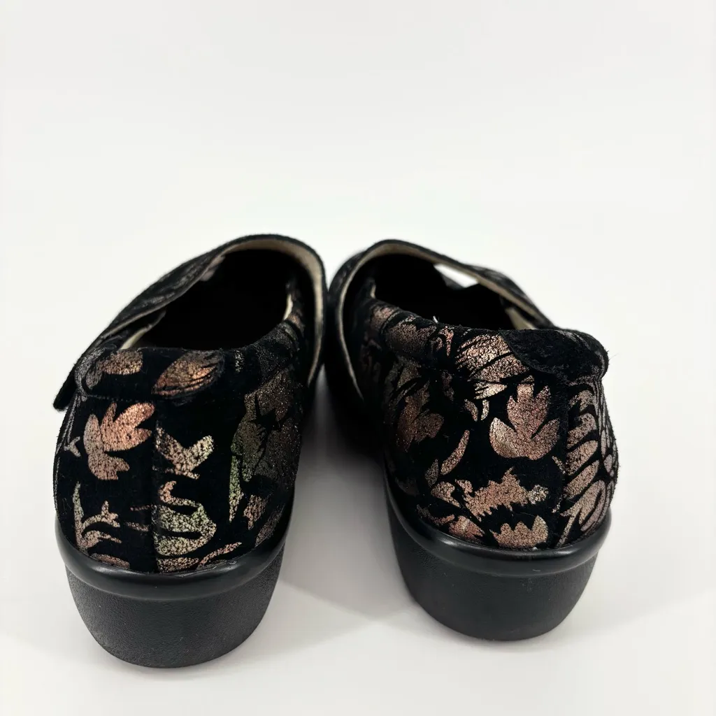Alegria Lauryn Slip On Comfort Shoes Metallic Floral
Size 8 Clog Professional - Image 4