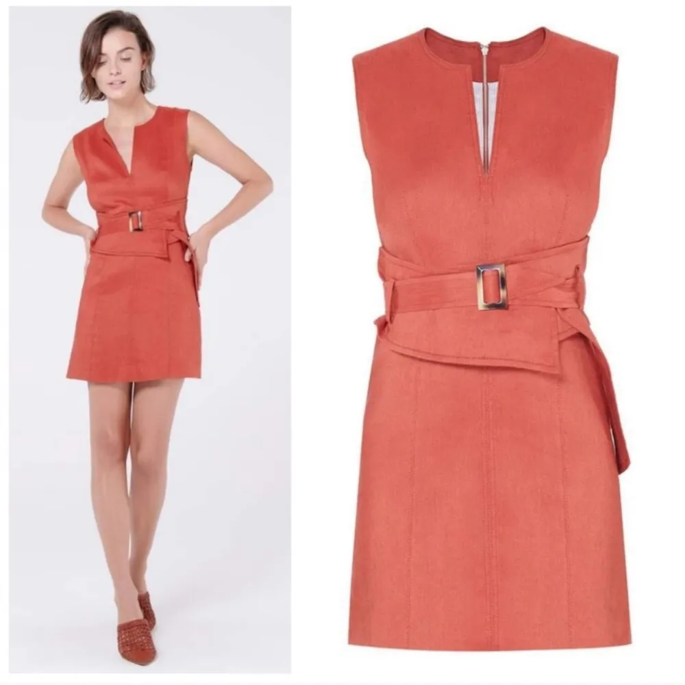 NWT Veronica Beard Sadira Belted Shift Dress - Image 2