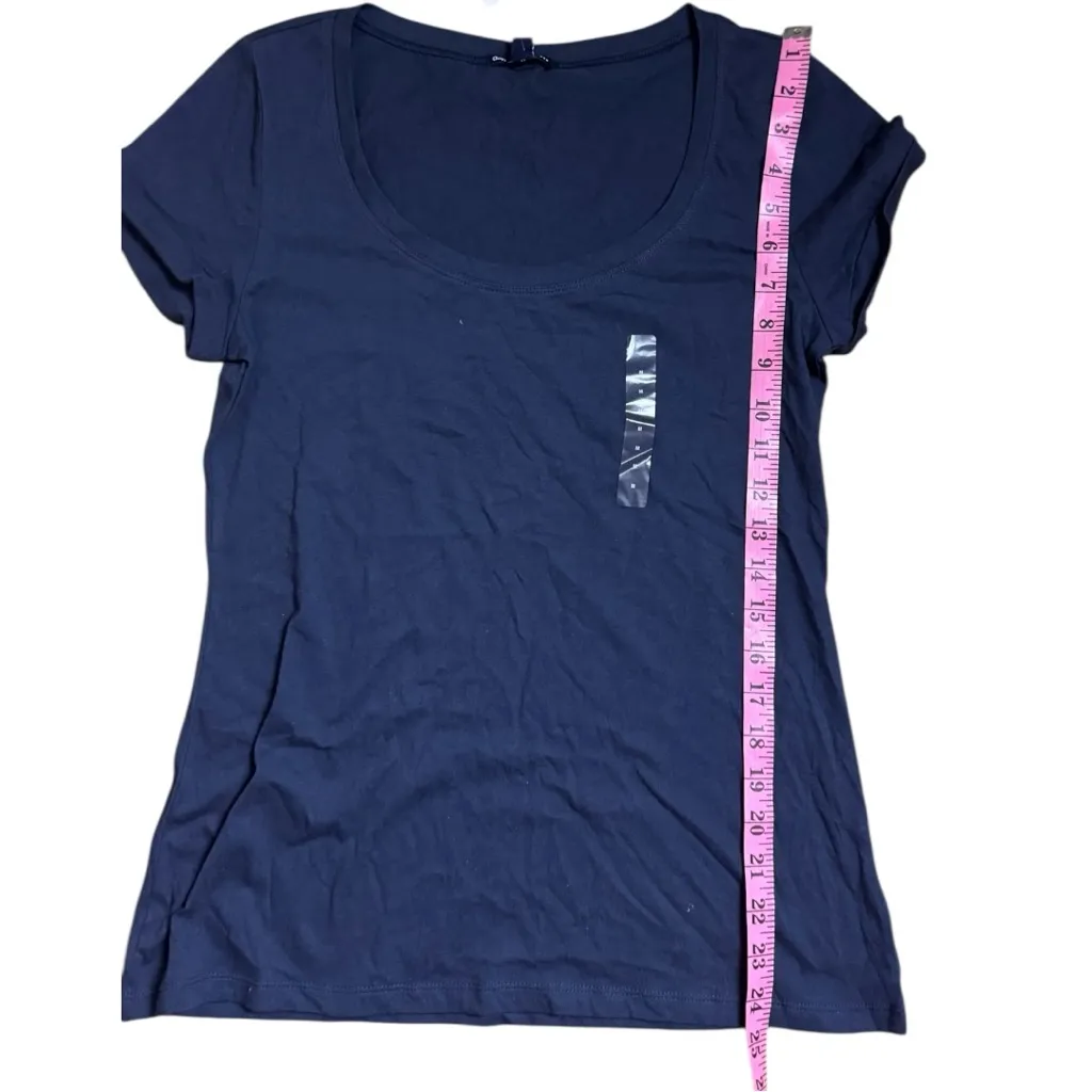 Gap Short Sleeve Basic Navy Blue Women's Tee Size M New with Tag - Image 5