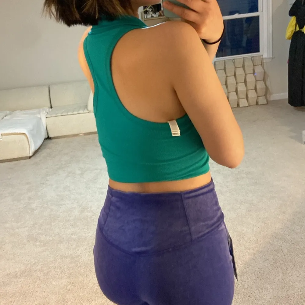 seamless crop polo tank. S - Image 8