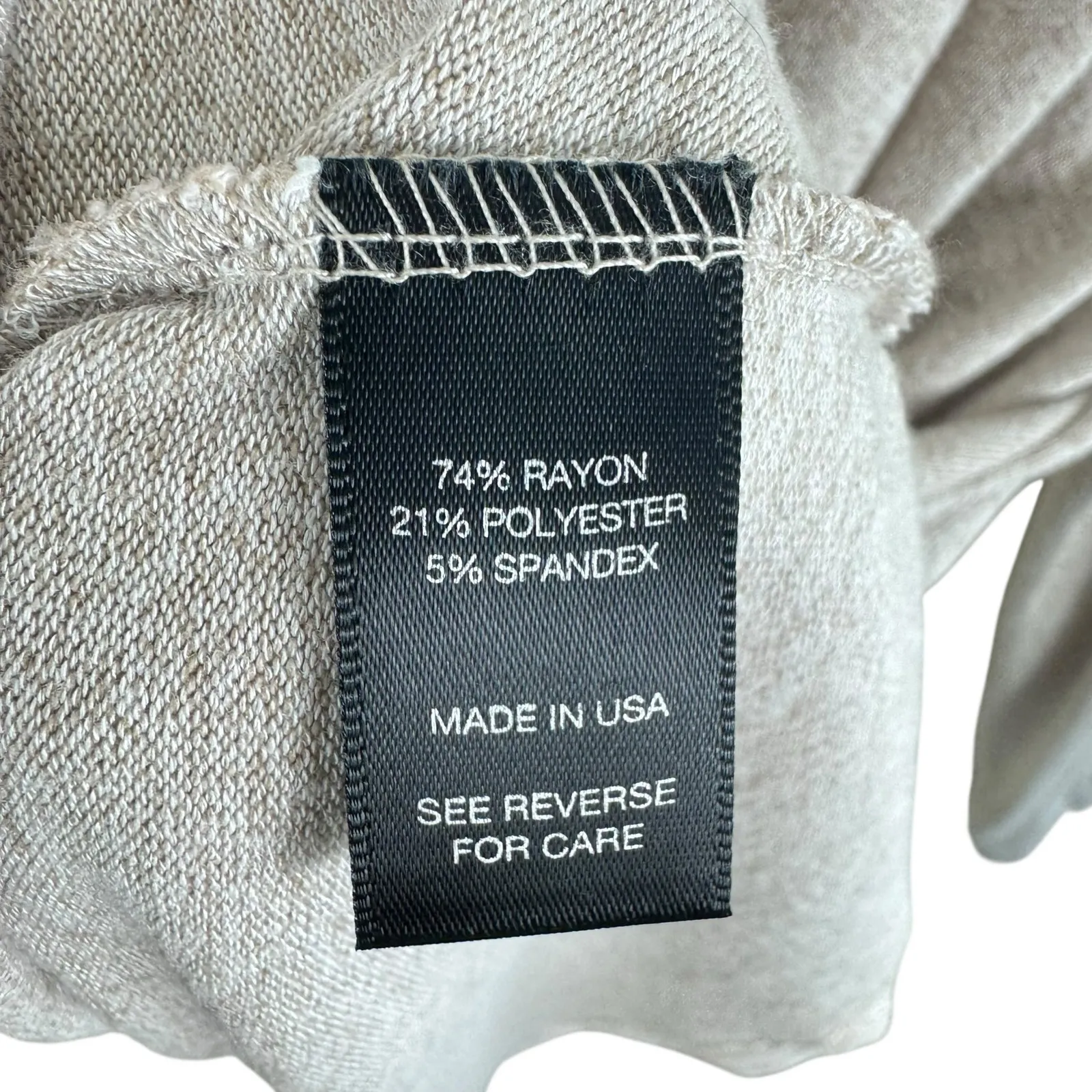 BKE Red Cream Lightweight Ruched Twisted Detail Pullover Sweater Size L Size L - Image 6