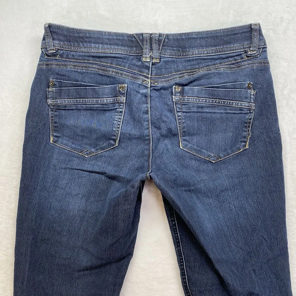 Democracy Jeans Womens‎ 10 Indigo Wash Ab technology Slim tapered Leg - Image 12