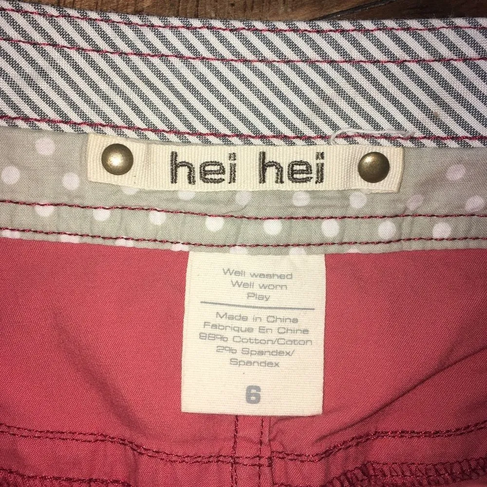 Anthro Hei Hei rose embroidered barbiecore miniskirt - Image 2