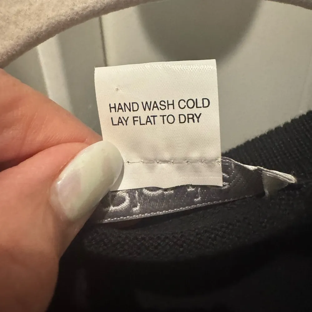 Vintage Bleyle Black White Button Up Sweater S 100% Cotton Retro Geometric - Image 10