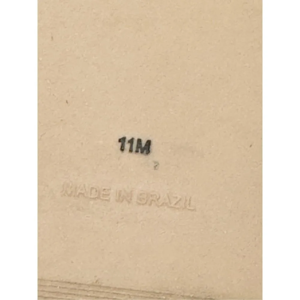 Matisse Beach Sandals Womens Size 11 Green Suede Open Square Toe Bali Slide - Image 7