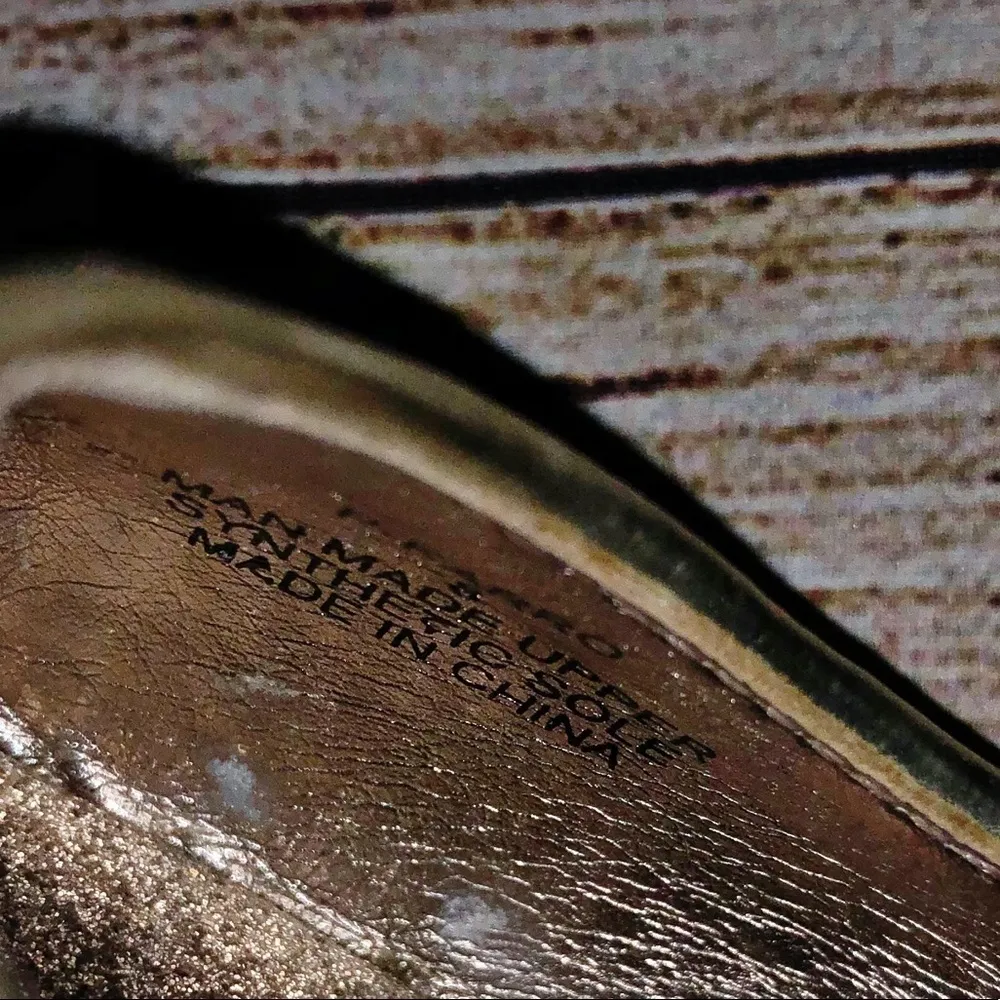 STEVE MADDEN P-Karro Gold Sequin Peep Toe Pump Size 8 - Image 11