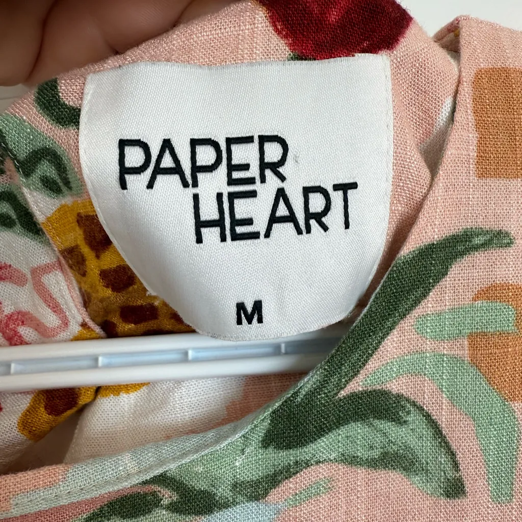 Anthropologie Paper Heart Summer Haze Mini Dress Medium - Image 5