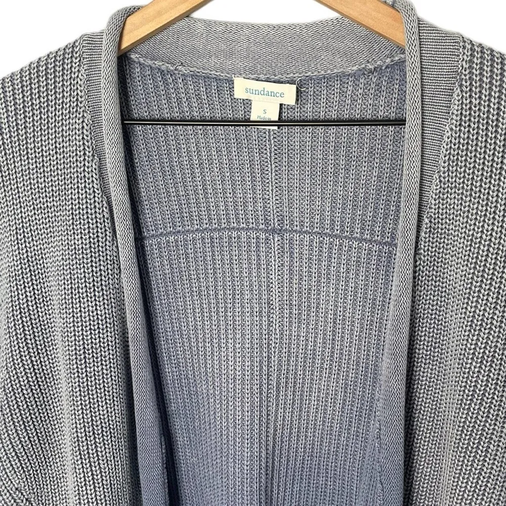 Sundance Women’s Sapphire Blue Ella Cardigan Sweater Size Small - Image 3