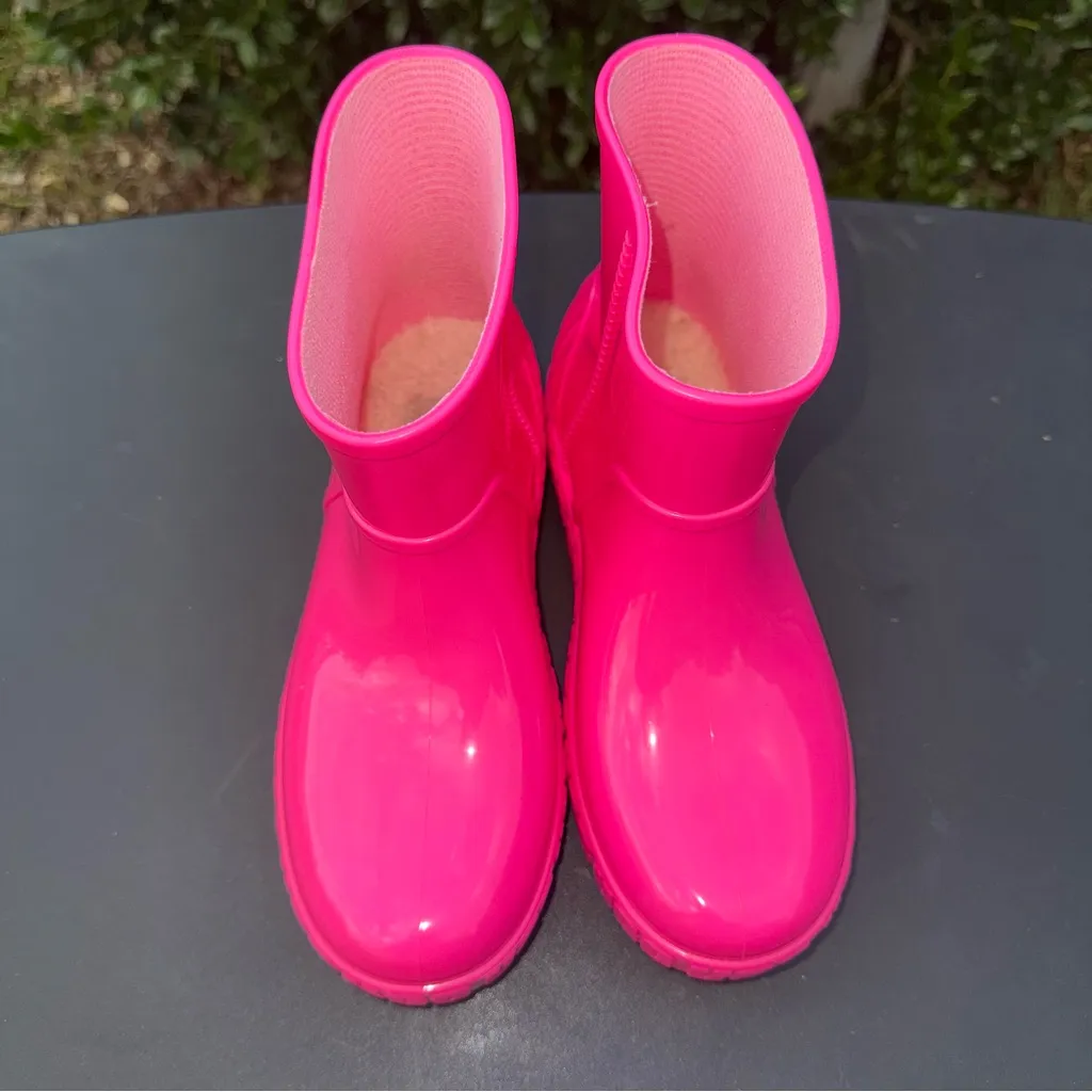 UGG Drizlita Taffy Pink Rain Boot Women’s Size 6 - Image 2