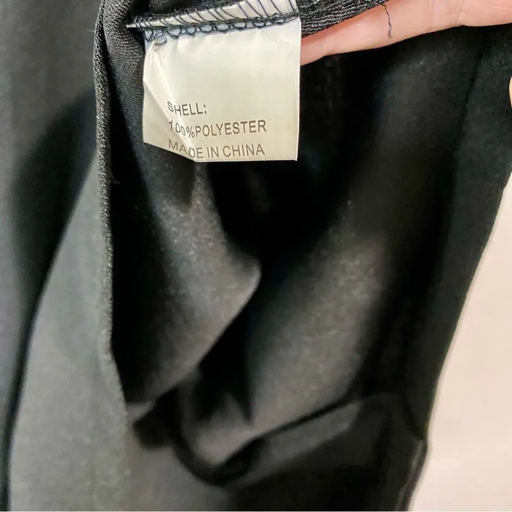 Lioness Women’s Sleeveless Plunging V Neck Midi Dress Black Size Small NWT - Image 6