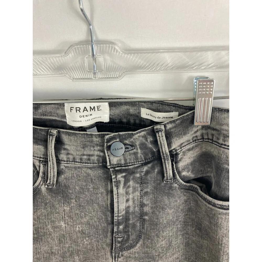 FRAME Denim Le Skinny de Jeanne in Bennington Size 27 - Image 4