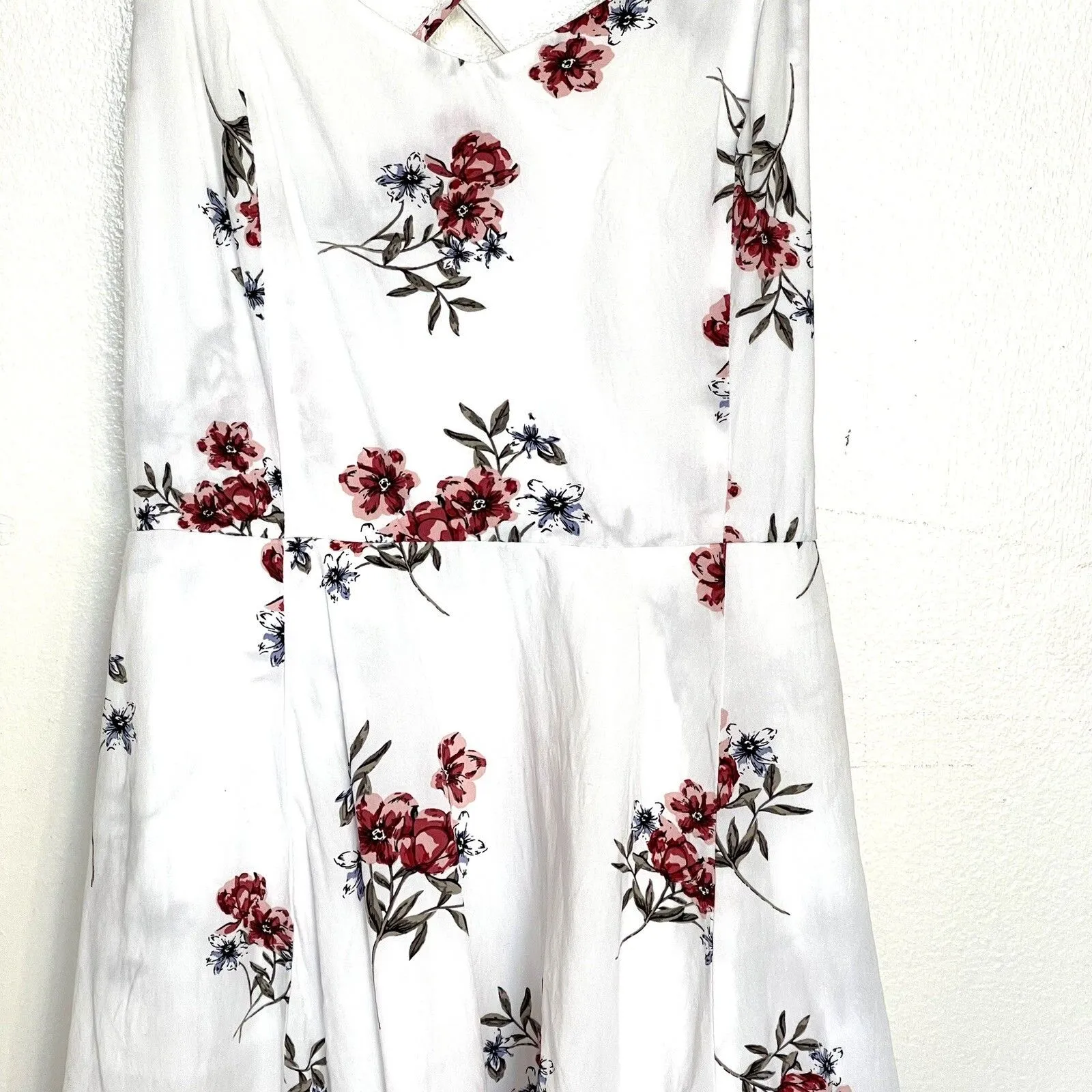 Garage Womens Dress Sz XS Floral Skater Mini Soft Girl Romantic Feminine Boho - Image 9