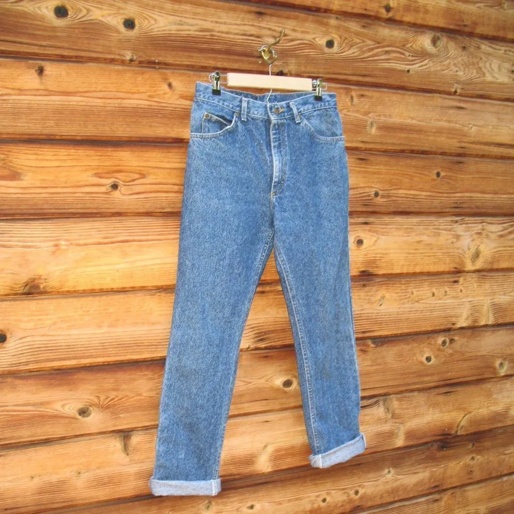 Vintage High Waist Mom Jeans Blue Size 30 - Image 2