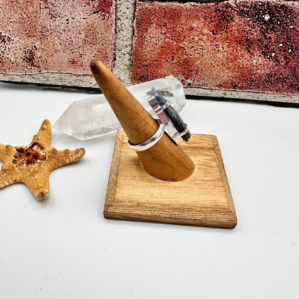 Kyanite Sterling Silver Ring Size 7 Blue - Image 6