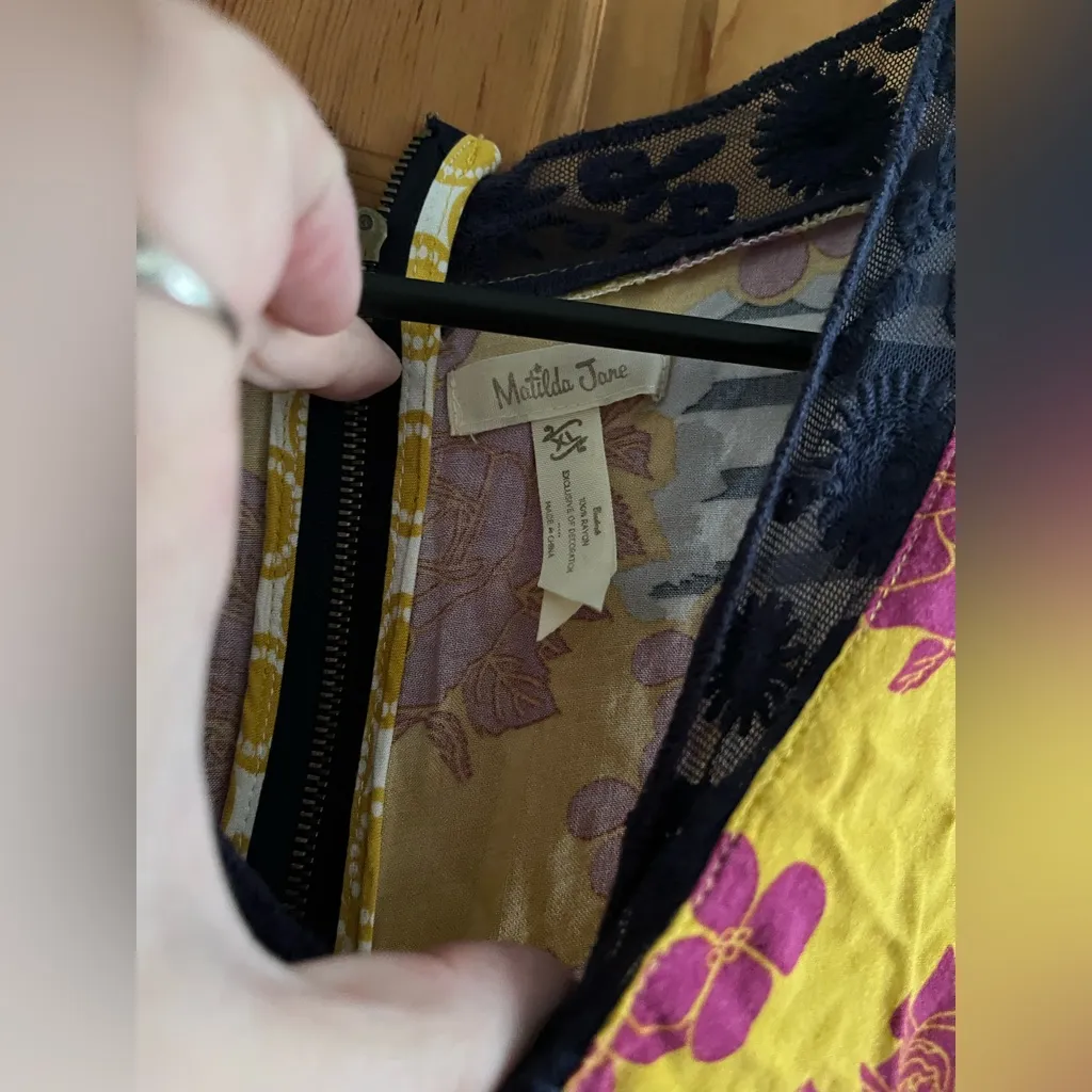 Matilda Jane women’s once upon a time dress golden key in size XL - Image 6