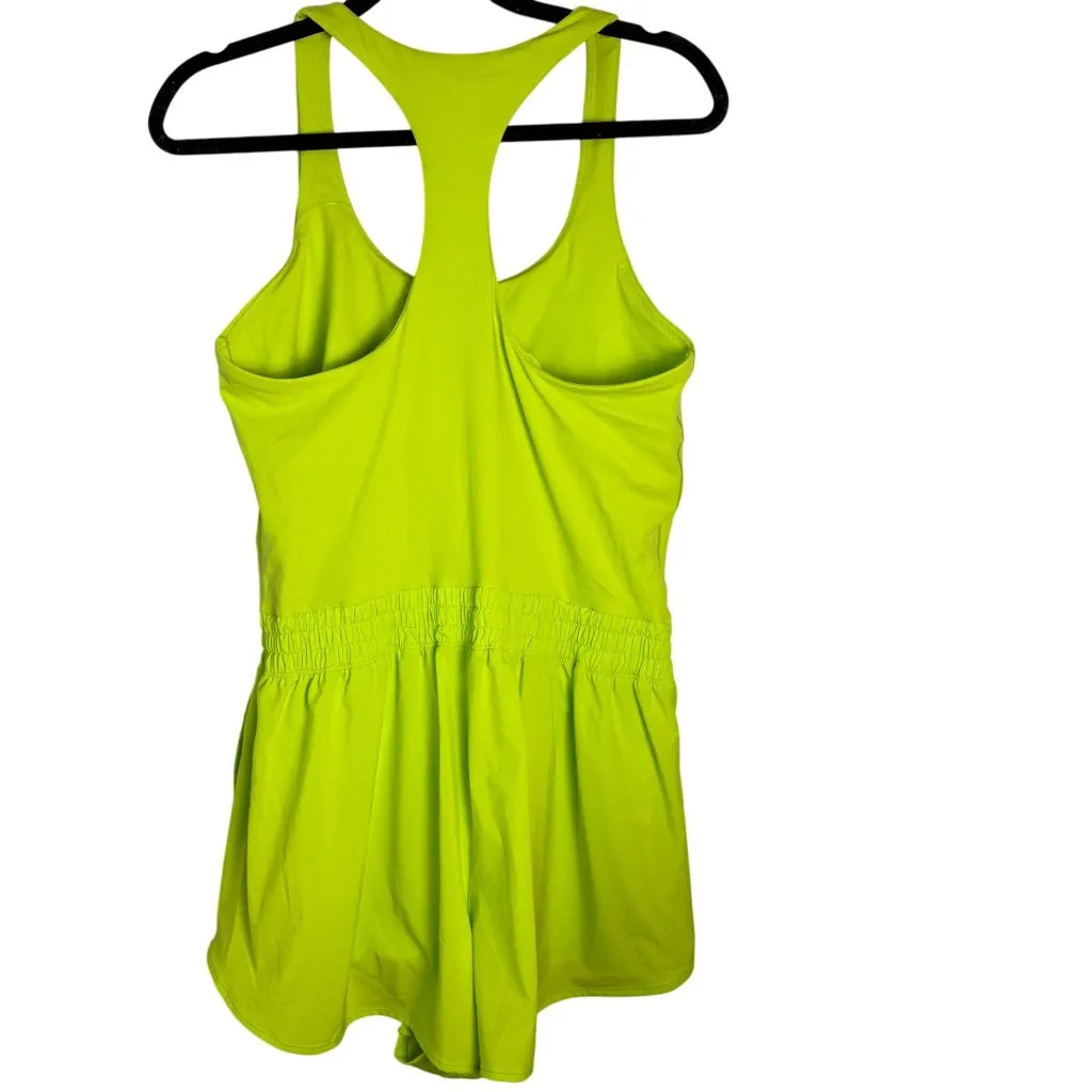 Aerie Offline Hot Stuff Romper NWT Neon Lime Green Size XL Tennis Pickleball - Image 4
