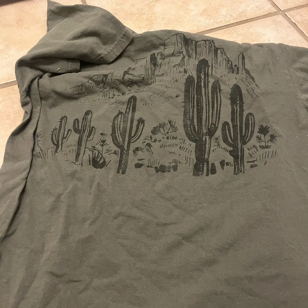 Call Your Mother Olive Green cactus western desert T - Image 3