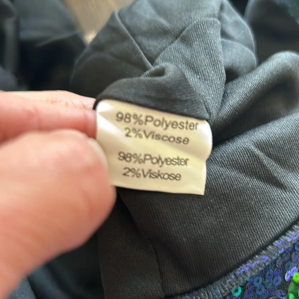 Belle Poque Elegant Retro Sequined Cropped Open Cardigan Jacket Size Medium NWT - Image 10