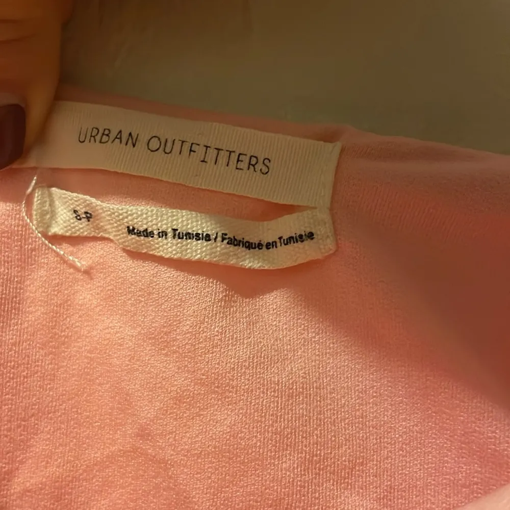 Urban Outfitters Pink Rose Sleeveless Butterfly Printed Mini Dress size Small - Image 6