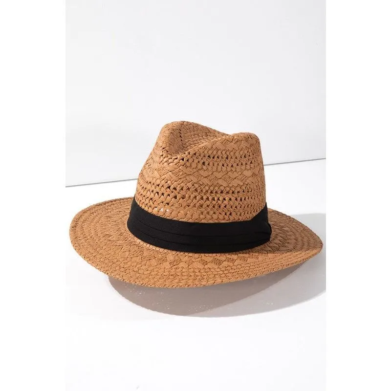 ✨Ruggine Boho Chic Summer Panama Hat✨ Tan Size M - Image 5