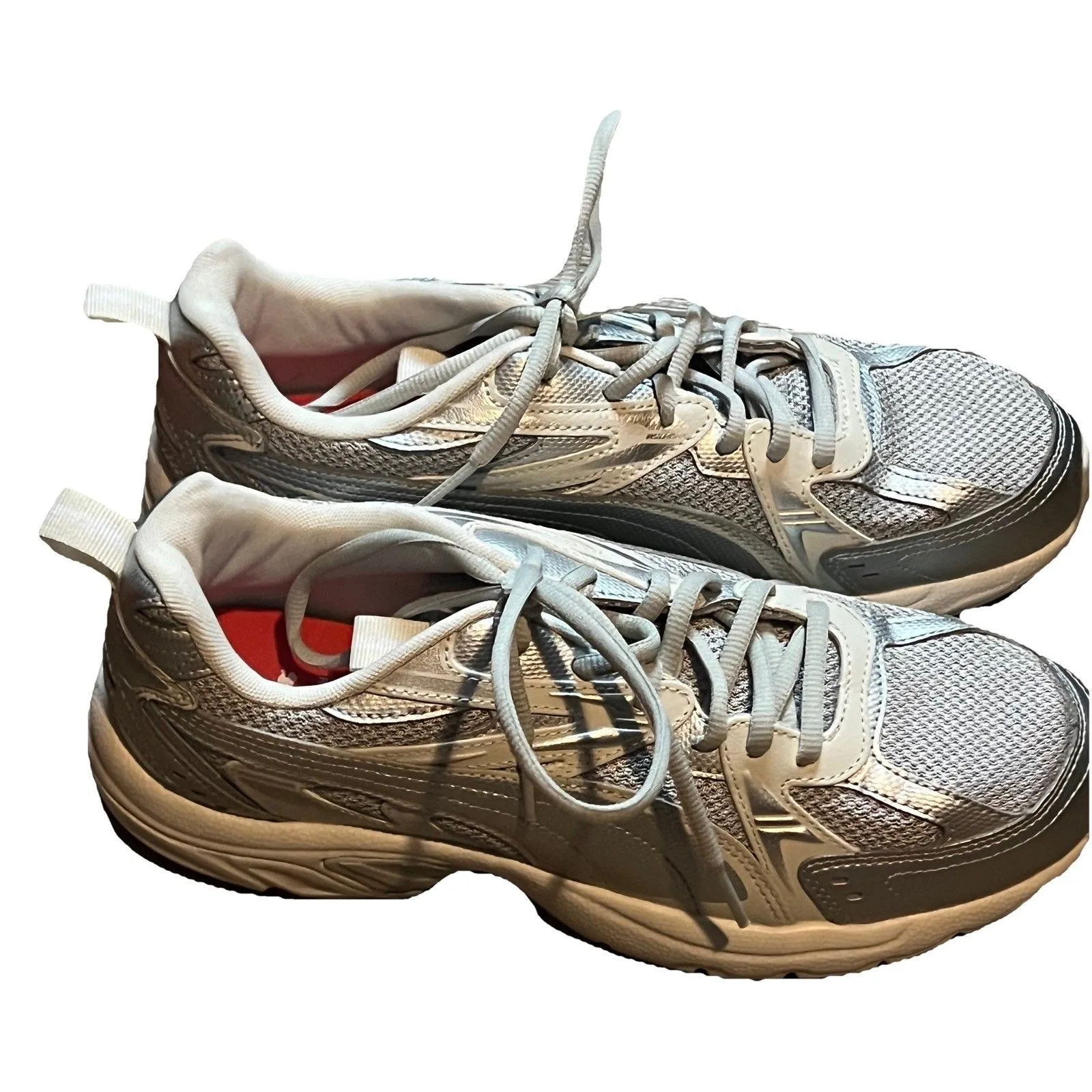 Puma Milenio Tech Lace Up Grey Sneakers Casual Shoes 402925-06 New - Image 2