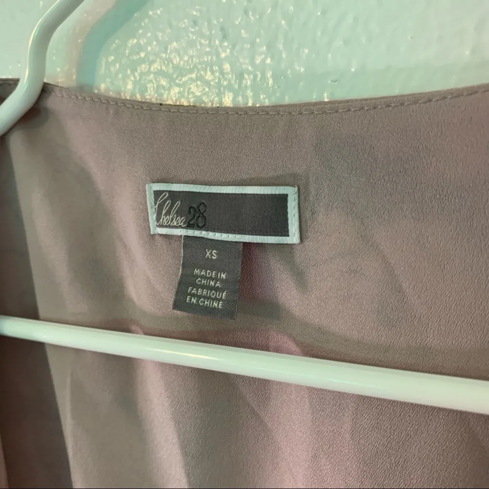 Chelsea28  High Low Wrap Dress Mauve Pink Floral - Image 9