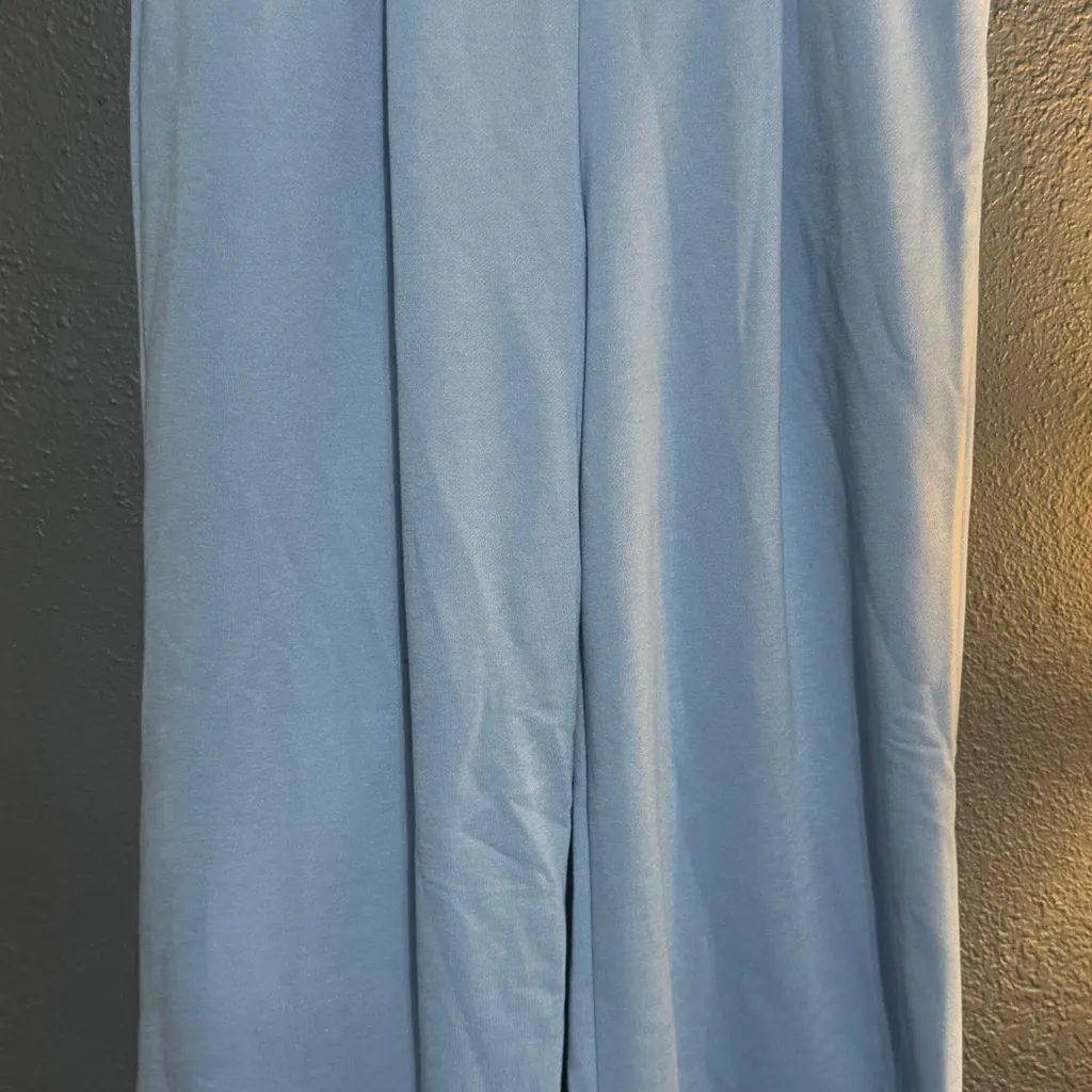 NWOT HALARA High Waisted Pocket Wide Leg Fleece Casual Pants Size Large - Image 9