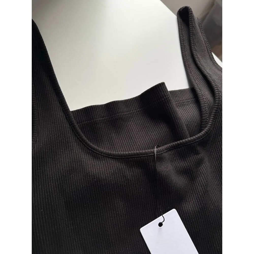 $176 New Lanston Revolve Ribbed Midi Tank Dress - Image 9