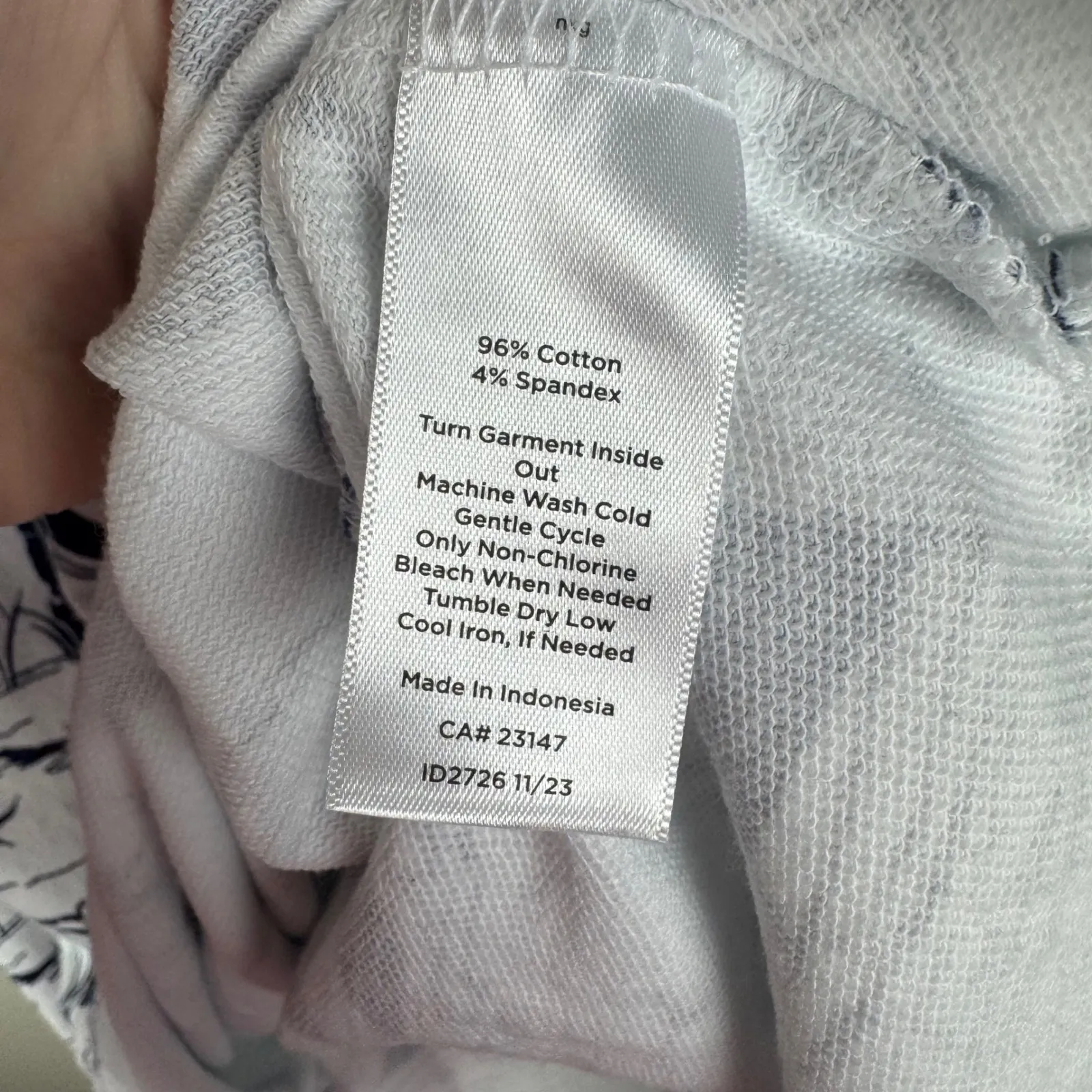 Talbots Sail Away Scoop Neck Hoodie Size XL Nautical Beach Preppy Coastal‎ Comfy - Image 8