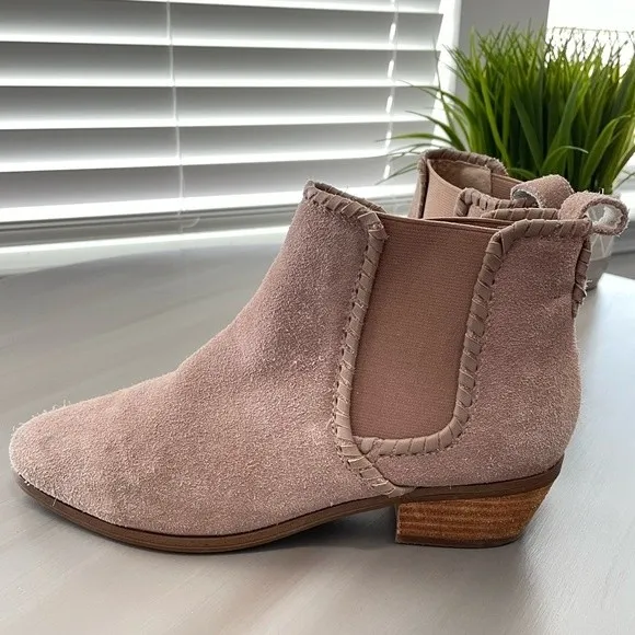 Jack Rogers Jack‎ Rogers Tan Suede Bootie Size 8.5 - Image 5