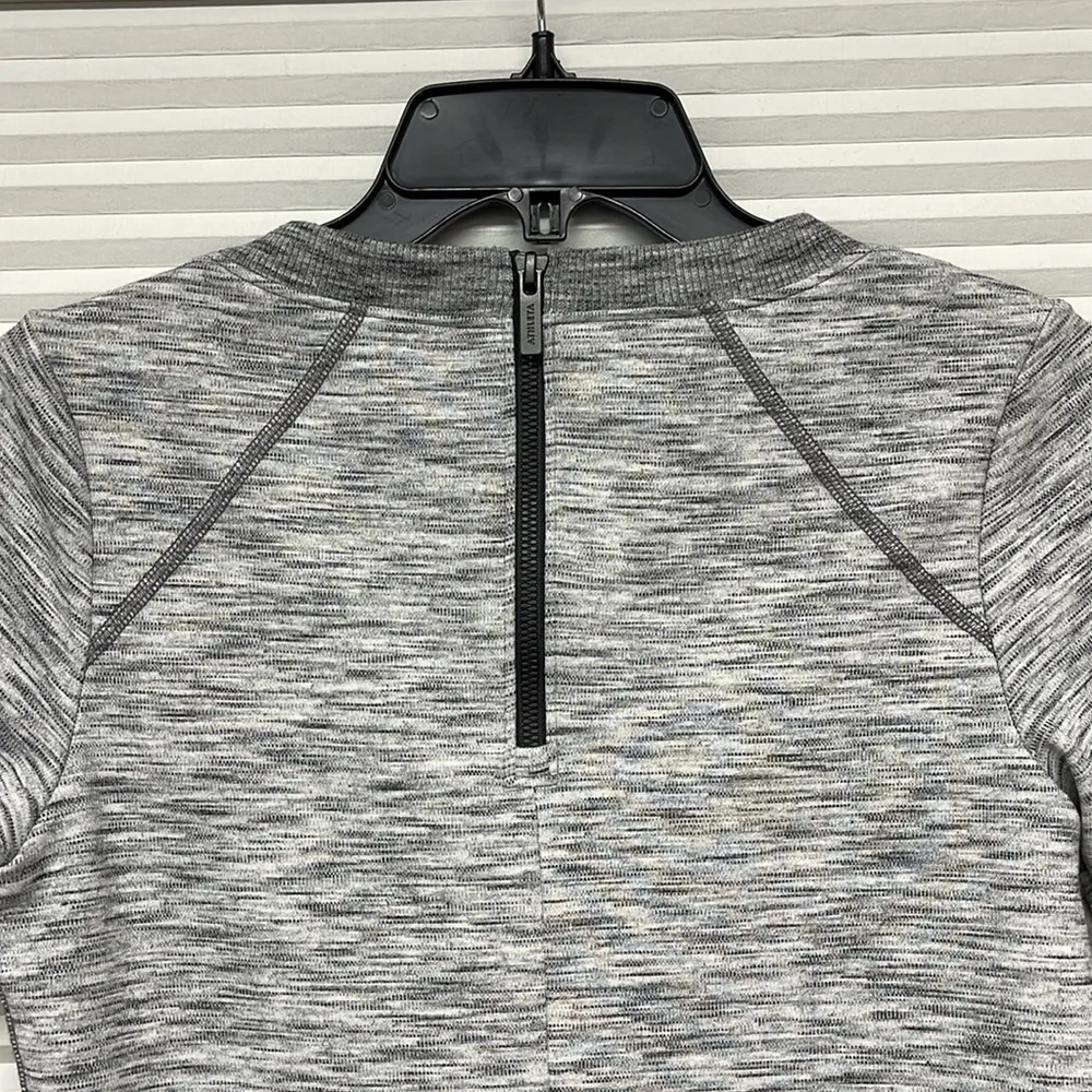 Athleta En Route Space Dye Gray Fit & Flare Casual Dress Size XS tall - Image 7