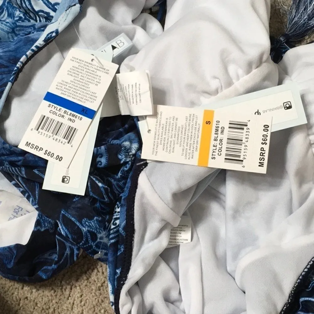 New. Indigo one piece swimsuit. Large - Image 7