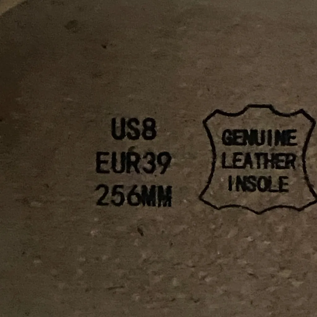 PROJECT CLOUD WO SIZE 8 Gray Leather Suede Loafers Stitched Accent clean - Image 5