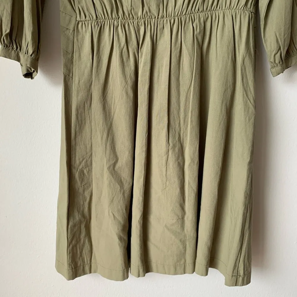 NWT LUMIE Lightweight Modern Dress Olive M Size M - Image 8