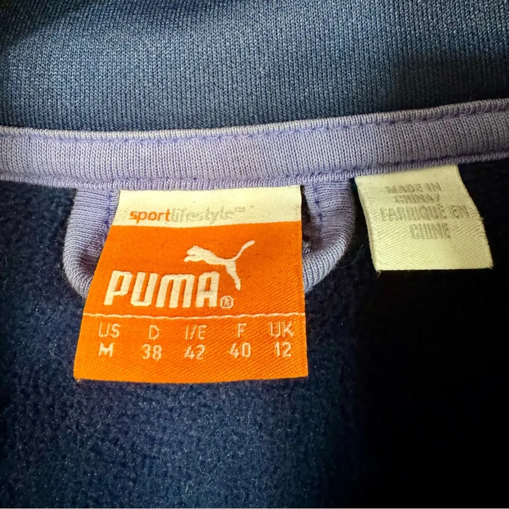 Puma  Y2K Fleece Lined Full Zip Warm Cell Jacket Navy M - Image 8