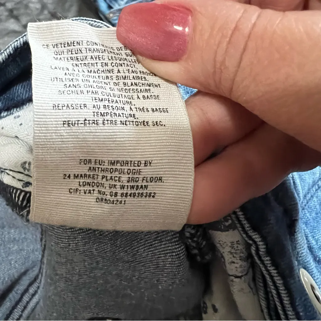 Pilcro for Anthropologie High Rise Bootcut Crop Denim Jeans - Image 12