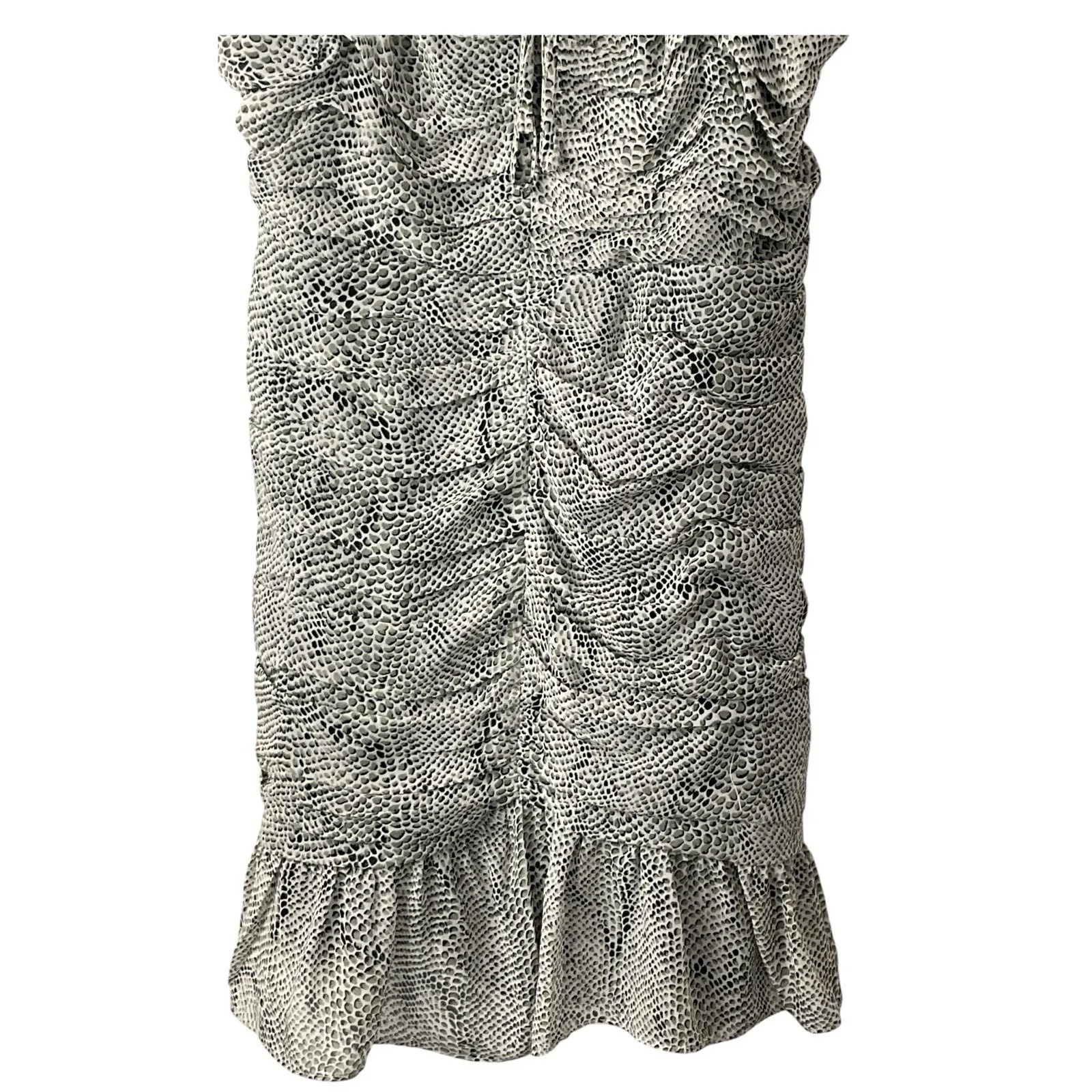 The east order‎ THOMSENE MINI DRESS snake skin animal print Size Medium - Image 3