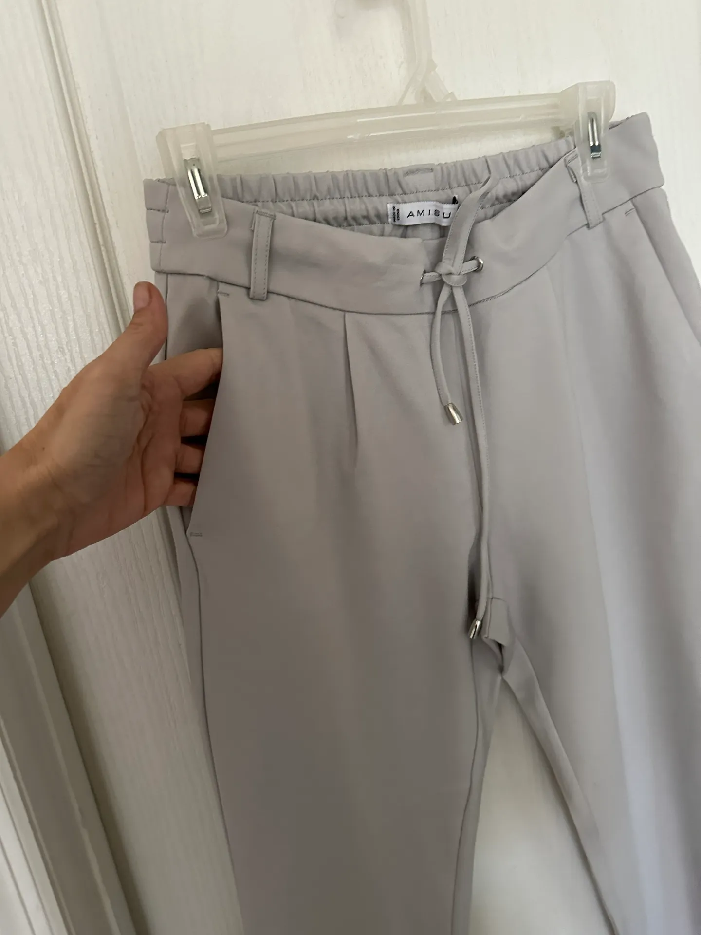 New  Woman’s Gray Joggers, Sz EU 36, US 6 - Image 3