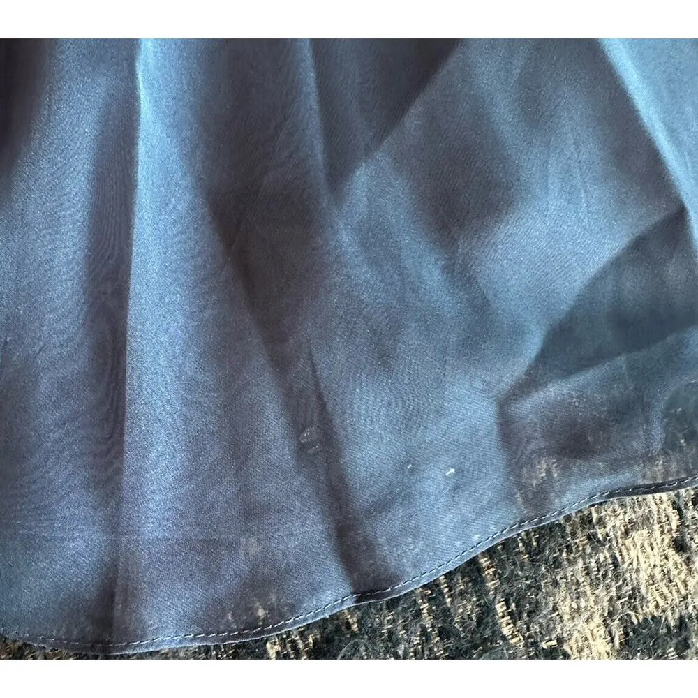 Sherri Hill 2 Piece Chiffon Skirt/Embellished Top Blue Size 6 Style 51296 Formal - Image 15