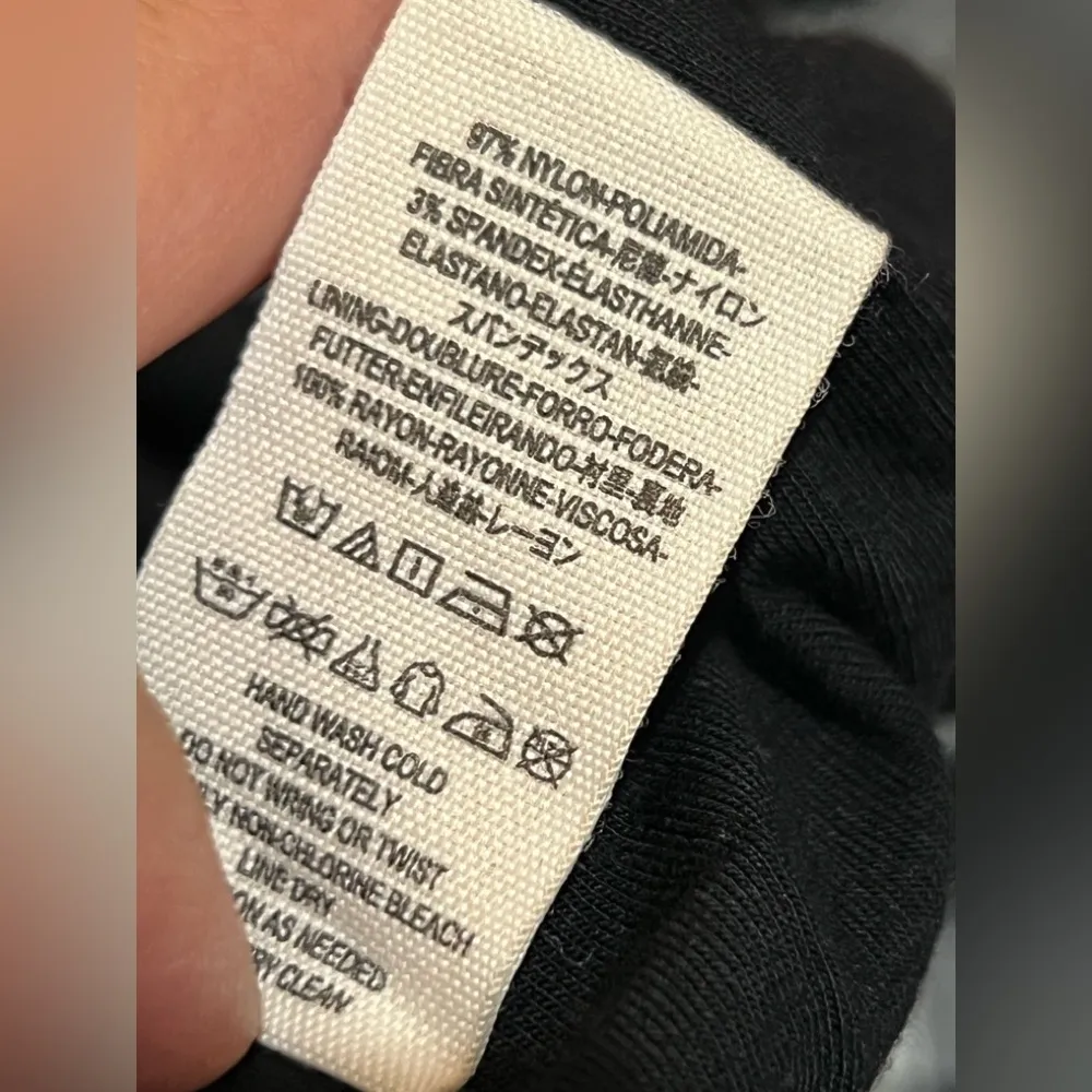 Free People Cut Out See-Through Lace Teen Witch Mini Dress Black Shearling med - Image 10