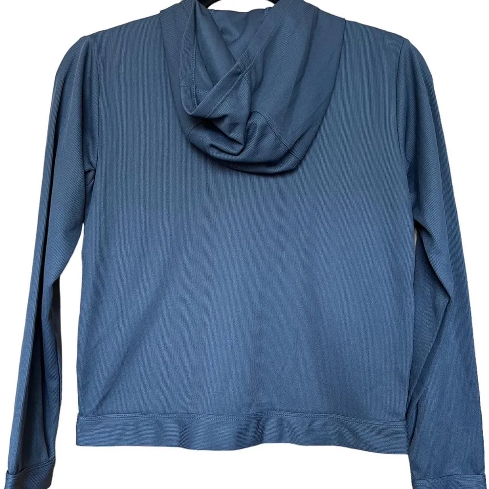 Nike  dark grey zip up, lightweight, cropped jacket - Image 2