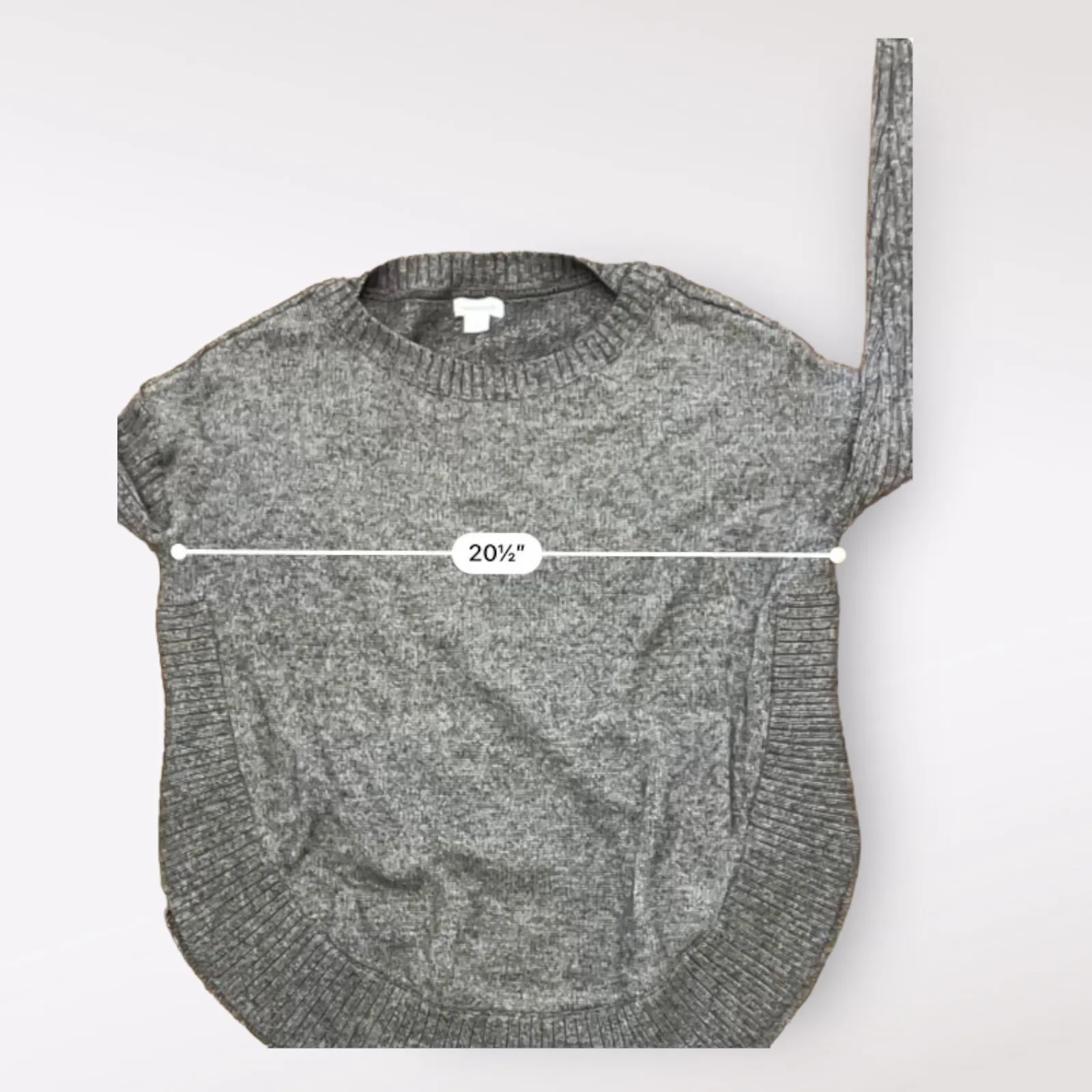 Sundance Catalog Valeria Sweater Gray Size S‎ - Image 3