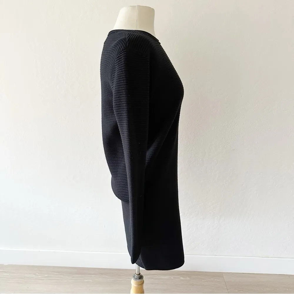 Wilfred Campanule Ribbed Silk Cashmere Blend Sweater Dress Black NWOT XXS - Image 6