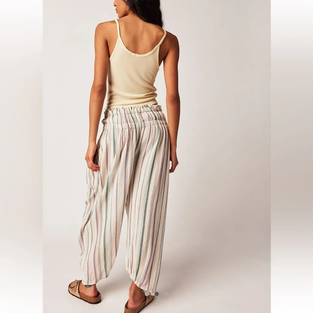 Lust Over Yarn Dyed Pants free people sundrenched stripe casual barrel fall $108 - Image 2