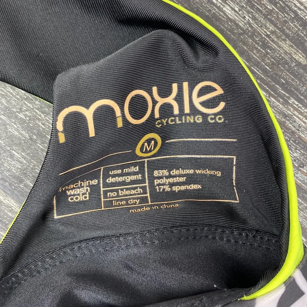 Moxie Cycling Graphic Print Sleeveless Sport Athletic Tank Top M Black Size M - Image 6