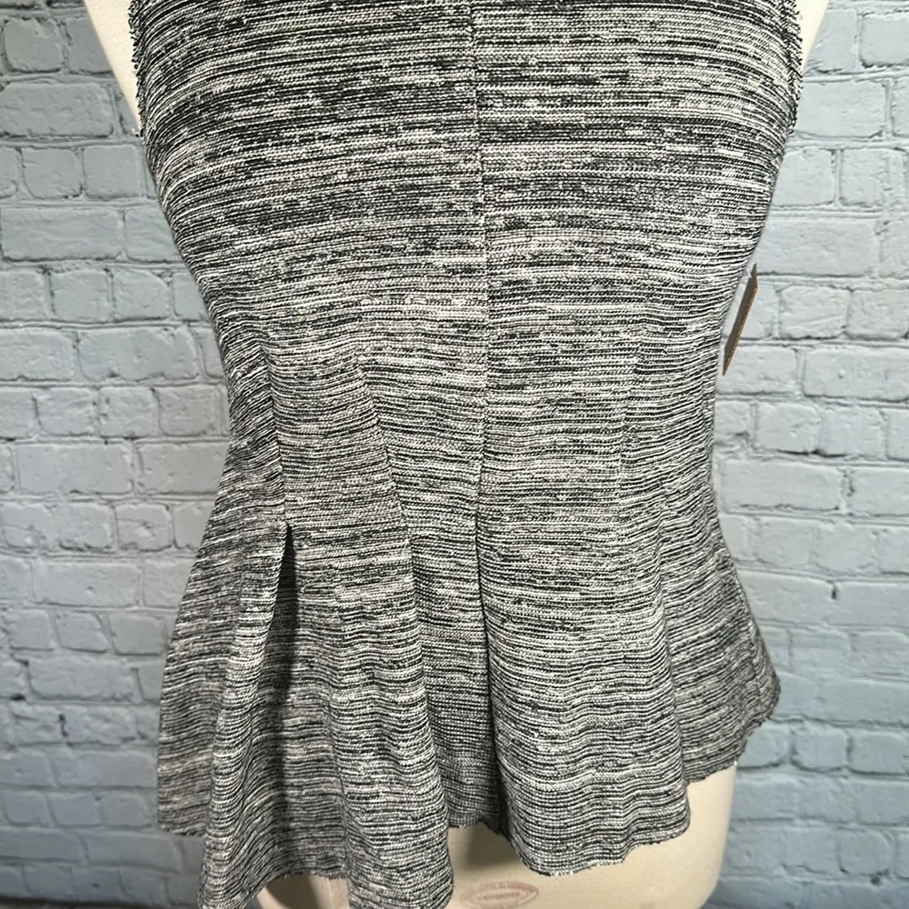 Rachel Roy Women's Pleated Textured Asymmetrical Tank Top size Medium Black NEW - Image 14