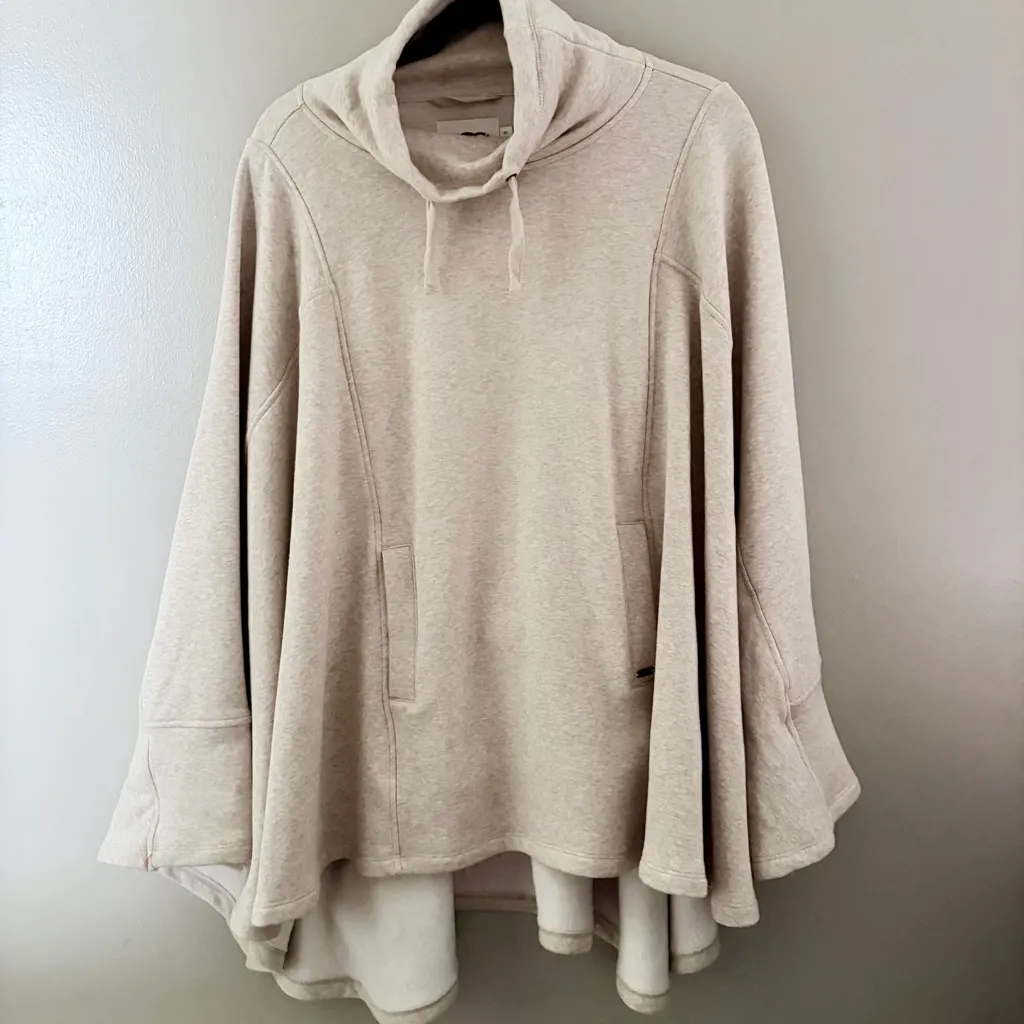 UGG  Women's Cream Pichot Poncho Sweater - Image 4